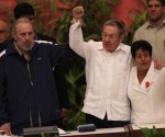 Assiste Fidel ao encerramento do congresso de comunistas cubanos